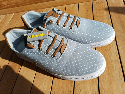 Sneaker hellblau mit - gr., 38