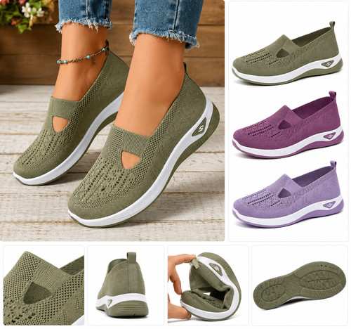 Damen slip sneaker - sneaker, leichte