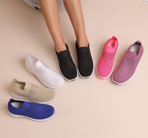 Damen slip sneakers glitzer - slip,